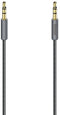 Hama Elite - 3.5mm Kabel - Robuuste metalen stekker - Grijs