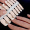 LAUED Nagelstickers - Nail Wraps - 16 Extreem Dunne Nagellak Stickers - Manicure Nail Art Folie - Ice Cream