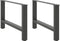 vidaXL - Salontafelpoten - 2 - st - 70x(42-43) - cm - staal - antraciet