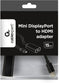 Gembird A-MDPM-HDMIF-02 - Adapterkabel Mini DisplayPort naar HDMI - Zwart