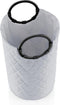 Reisenthel Loophome M - Opbergmand - 30 L - Duurzaam 100% gerecycled polyester - Frame Rhombus Lichtgrijs