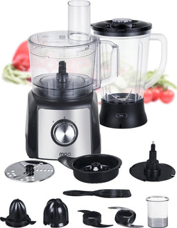 MOA – Foodprocessor – Keukenmachine en blender – 1,5 liter – 1200 Watt – Citruspers – Incl. accessoires – FP511