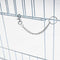 EUGAD Recinto Libero - Konijnenren - Gegalvaniseerd metaal - 180 x 120 x 60 cm