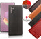 Pierre Cardin - echt lederen backcover hoes - Geschikt voor Samsung Galaxy Note 10 - Zwart