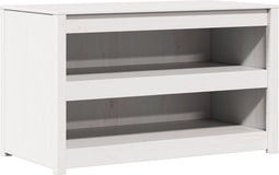 vidaXL - Buitenkeuken - kast - wit - 106x55x64 - cm - massief - grenenhout