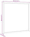 vidaXL - Magnetisch - whiteboard - met - massief - grenenhouten - frame - 40x40 - cm