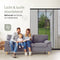 O'DADDY® Vliegengordijn Lamellenhor - 184x260 cm - Zelfsluitend - Zwart