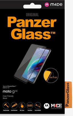 PanzerGlass Motorola Moto G100 Screen Protector Case Friendly Zwart