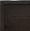 vidaXL - Wandschap - massief eikenhout - donkerbruin - 180 x 60 x (2-4) cm