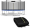 Coast Trampoline - Veiligheidsnet - Ø487cm - 180cm Hoog - Zwart