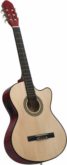 vidaXL - Gitaar - cutaway - met - equalizer - 6 - snaren - western - klassiek