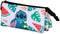 Karactermania Lilo en Stitch - Triple Pennetas - Drie compartimenten - Multicolor