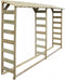 vidaXL - Haardhoutopslag - dubbel - 300x44x176 - cm - geïmpregneerd - grenenhout