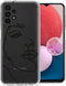 iMoshion Hoesje Geschikt voor Samsung Galaxy A13 (4G) Hoesje Siliconen - iMoshion Design hoesje - Transparant / Line Art Woman White