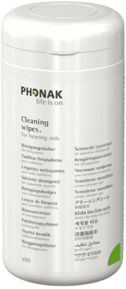 Phonak Schoonmaakdoekjes voor Hoortoestellen - 90 stuks in koker