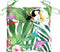 vidaXL - Stoelkussens - 4 - st - 40x40x7 - cm - stof - meerkleurig