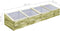 vidaXL - Kas - 200x50x35 - cm - geïmpregneerd - grenenhout