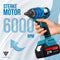 Vesto® VESTO-DBL11 - Accu Slagmoersleutel - 21V 600Nm incl. 2 accu's en koffer (2 stuks)