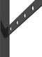 vidaXL - Plankdragers - 4 - st - 30x2,5x15,5 - cm - roestvrijstaal - zwart