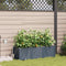 vidaXL - Tuinbakken - met - Waterirrigatiesysteem - 3 - stuks - Lichtgrijs