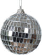 Kerstballen foam d6l6 cm zilver kerst