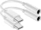 2x USB C naar 3.5mm Jack Adapter - Audiojack naar USB-C - Audiojack 3.5 - Audio Jack USB-C - Audio Jack Kabel