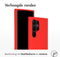 Accezz Samsung Galaxy S23 Ultra - Liquid Silicone Backcover - Schokabsorberend - Rood