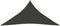 vidaXL - Zonnezeil - 160 - g/m² - 5x7x7 - m - HDPE - antracietkleurig