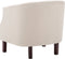 vidaXL Fauteuil stof beige