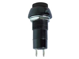 R18-25B - Drukschakelaar - Off-(On) - Zwart (1A/125V)