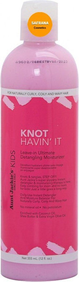 Aunt Jackies Girls Fabulous Curls & Coils Knot Having' It Leave in Detangling Moisturizer 355 ml