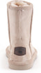 Warmbat Kangaroo - Enkellaarzen - Suede met merinowol - Blush - Maat 36