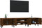 vidaXL - Tv-meubel - 180x31,5x40 - cm - bewerkt - hout - bruin - eikenkleur