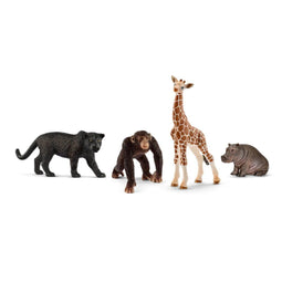 Schleich 72162 Wild Life Figures Playset 4 Dieren.