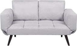 BREKKE - Slaapbank - Lichtgrijs - Polyester