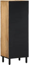 vidaXL - Hoge - kast - 40x33x110 - cm - massief - mango - bruin