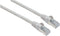 Intellinet 740807 RJ45 Netwerkkabel, patchkabel CAT 6A S/FTP 2.00 m Grijs Folie afscherming, Afscherming gevlochten, Af