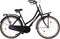 AMIGO Sturdy - Transportfiets voor Dames - Omafiets 28 Inch 50 cm - Terugtraprem en V-brakes - Matzwart