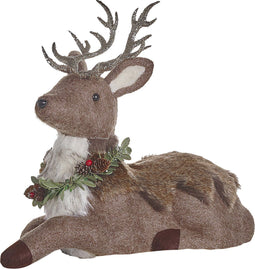 Beliani TAPIO - Decofiguur - Bruin - Nepbont