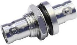 Telegärtner J01004A1233 - BNC-doorvoering BNC-bus - 50 Ω - Zwart