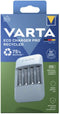 Varta Eco Charger Pro - Batterijlader voor 4 AA/AAA - Grijs