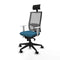 Bureaustoel met hoofdsteun Piqueras y Crespo 4B066N1 Groene benzine