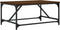 vidaXL - Salontafel - 75x50x35 - cm - bewerkt - hout - bruin - eikenkleur