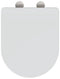 vidaXL - Snelle - Afneembare - WC-zitting - met - Zachte - Sluiting - Duroplast - Wit