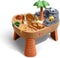 Step2 Dino Dig Zand & Watertafel - Zandtafel voor 15L water en 9 kg zand - Incl. 7 accessoires - Waterspeelgoed voor de tuin / buiten