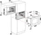 Whirlpool WMF200GNB - Inbouw grill magnetron 20L 800W - Zwart