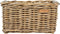 Basil Dorset Fietsmand M - Voor - Rotan - Grijs - Medium