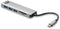 ACT AC7050 - USB-C Hub - 3x USB-A - Kaartlezer - PD Pass-Through - Grijs