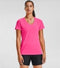 Under Armour Tech SSV - Dames Sportshirt - Sneldrogend - Cerise (M)