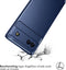 iMoshion Hoesje Geschikt voor Google Pixel 6a Hoesje Siliconen - iMoshion Carbon Softcase Backcover - Blauw